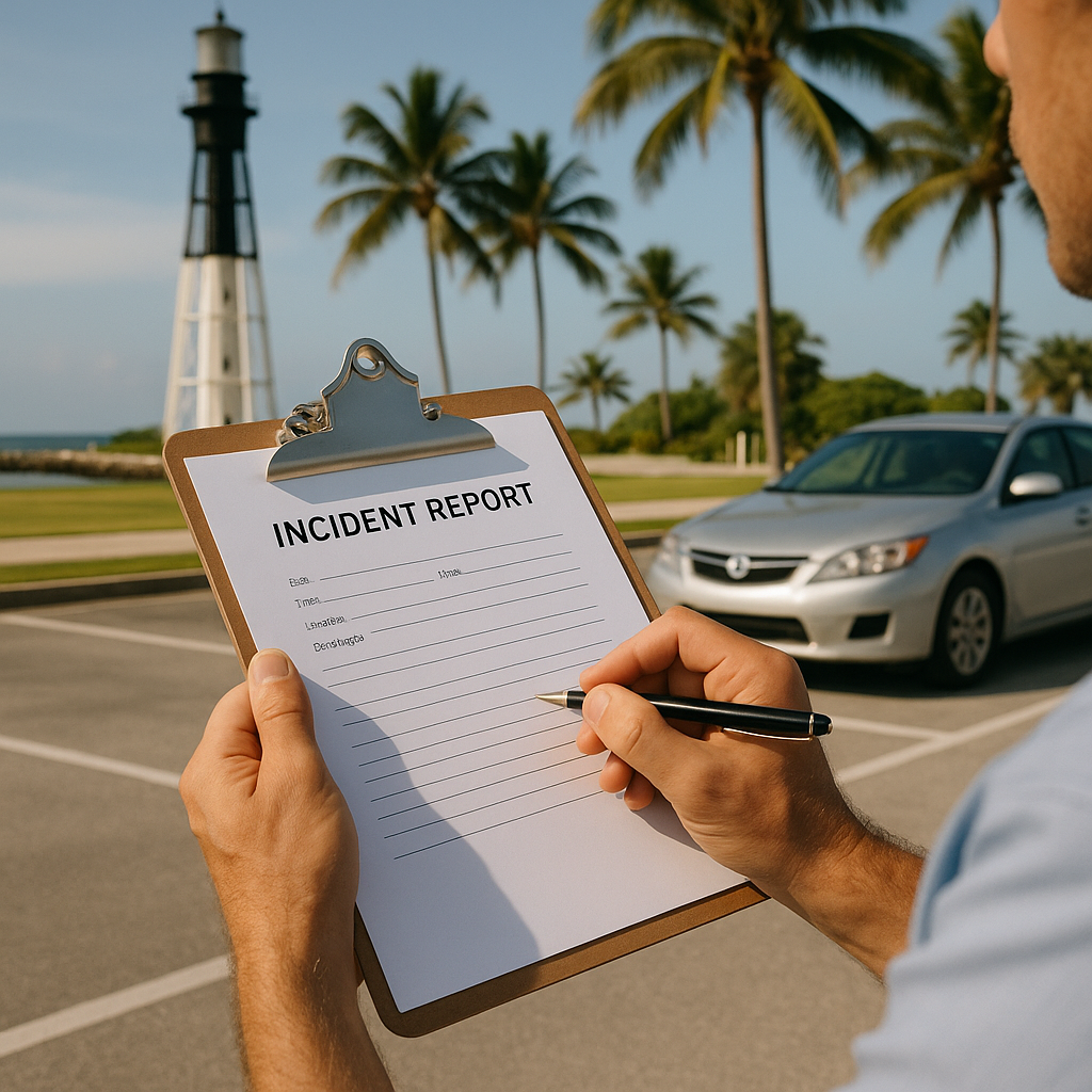 Using Incident Reports to Support a Lighthouse Point Injury Claim