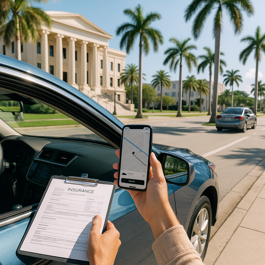 What Screenshots Help a Palm Beach Gardens Uber/Lyft Injury Claim?