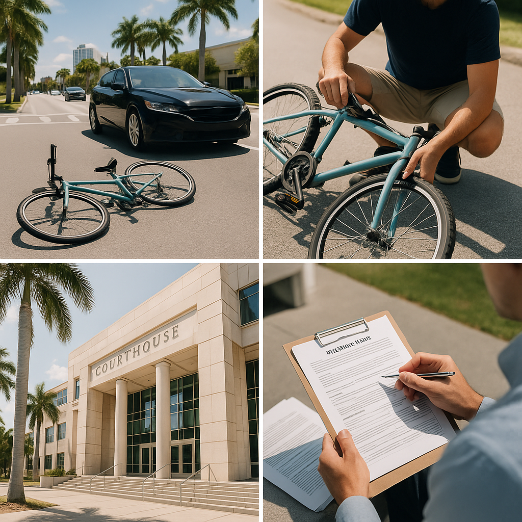 Which Photos Help a North Miami Bicycle Crash Case?