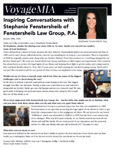 Stephanie Fenstersheib VoyageMIA Story