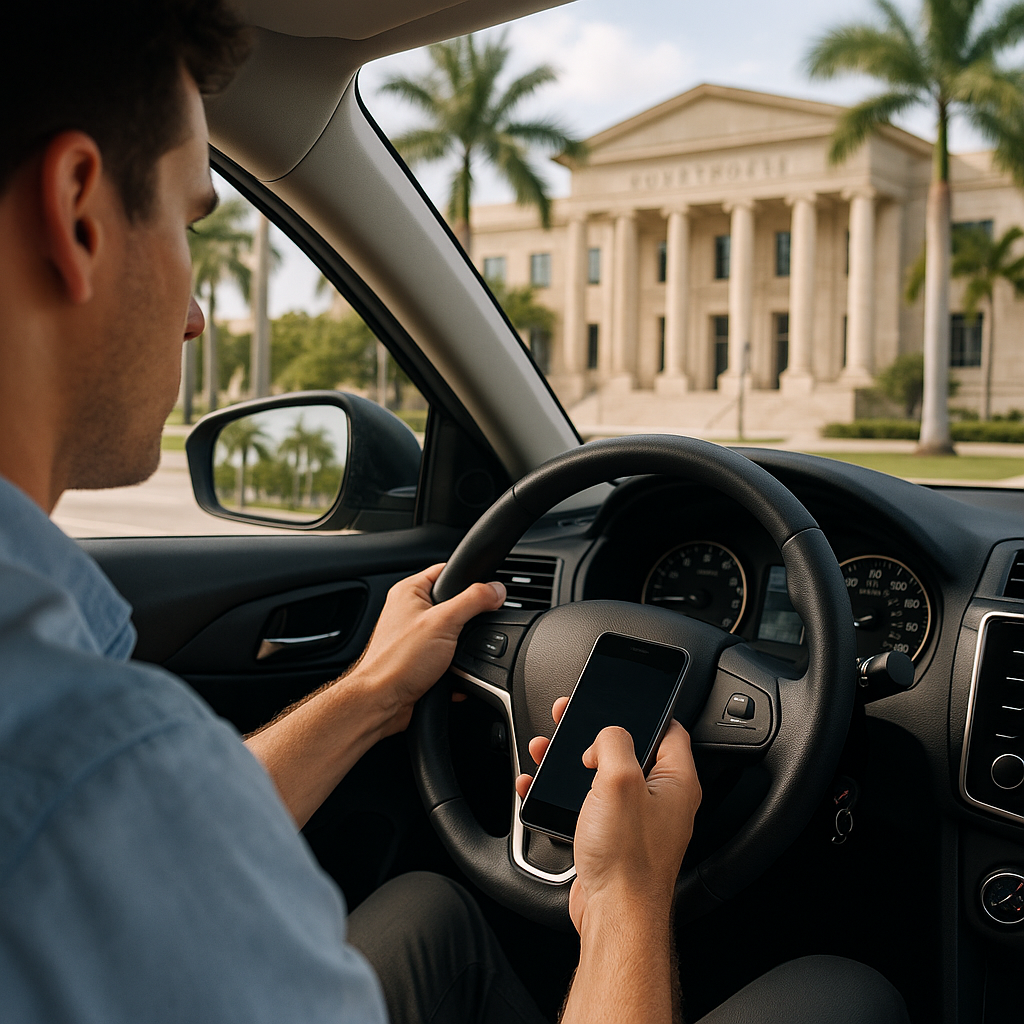 Texting-While-Driving: Can Phone Records Help My Weston Case?