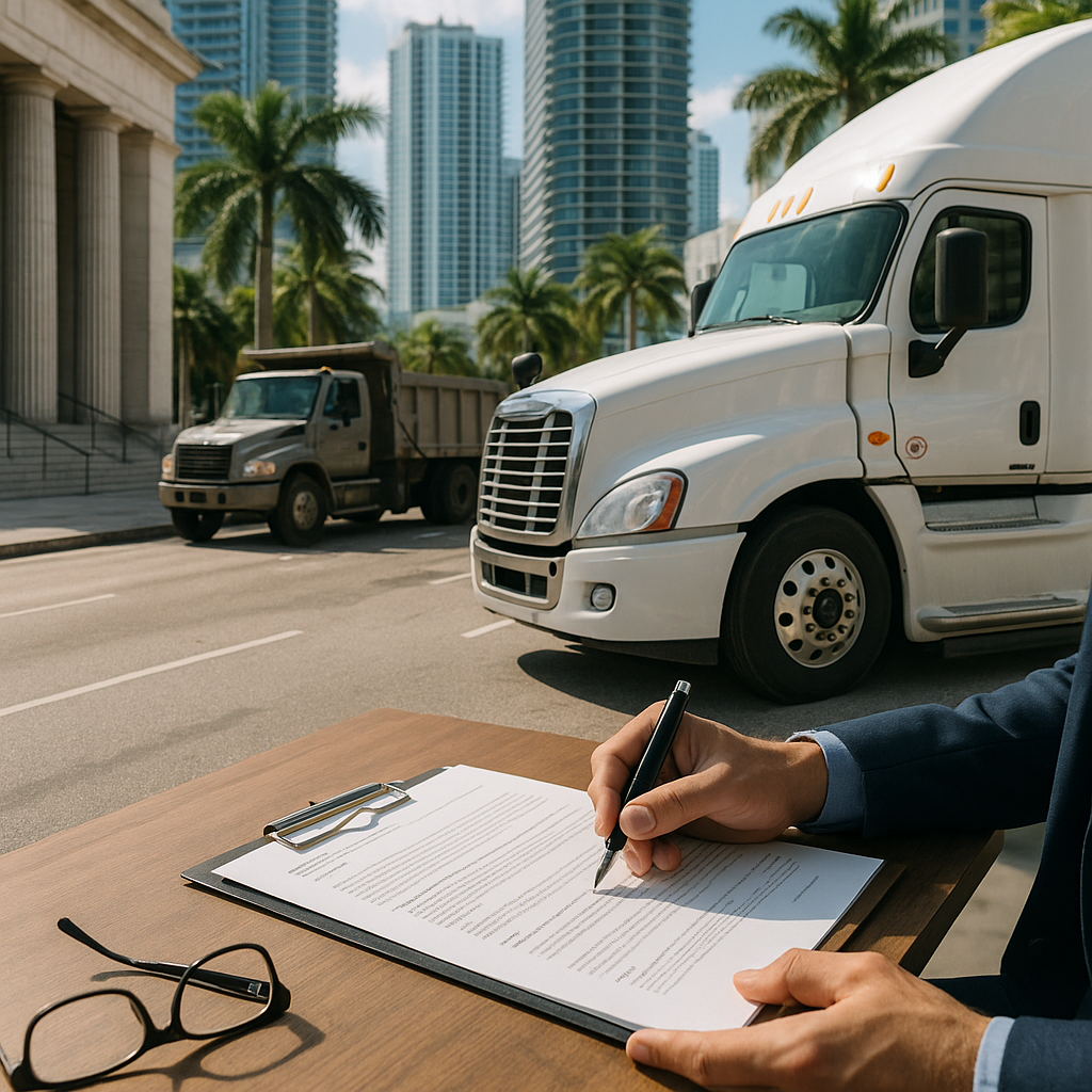 What FMCSA Violations Matter in a Brickell Trucking Case?