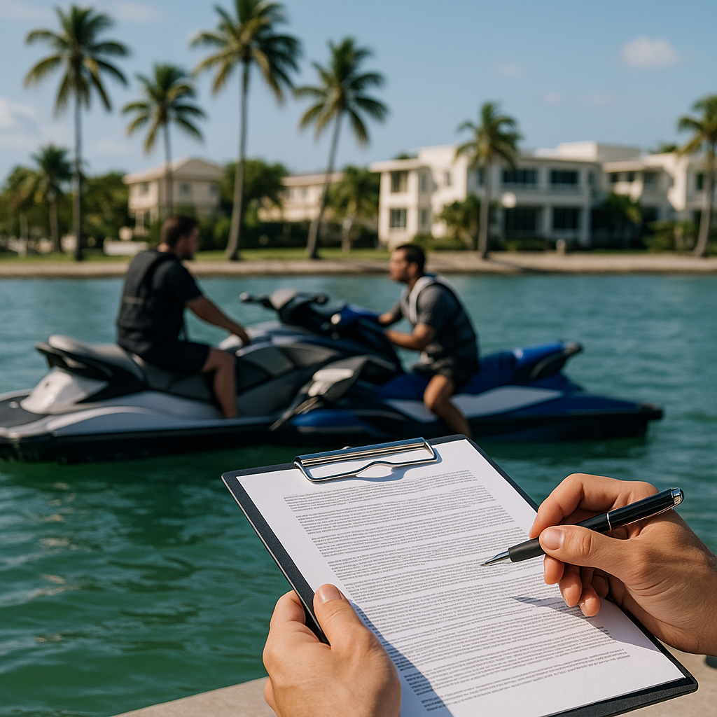 Who’s Liable for a Jet Ski Collision off Davie?