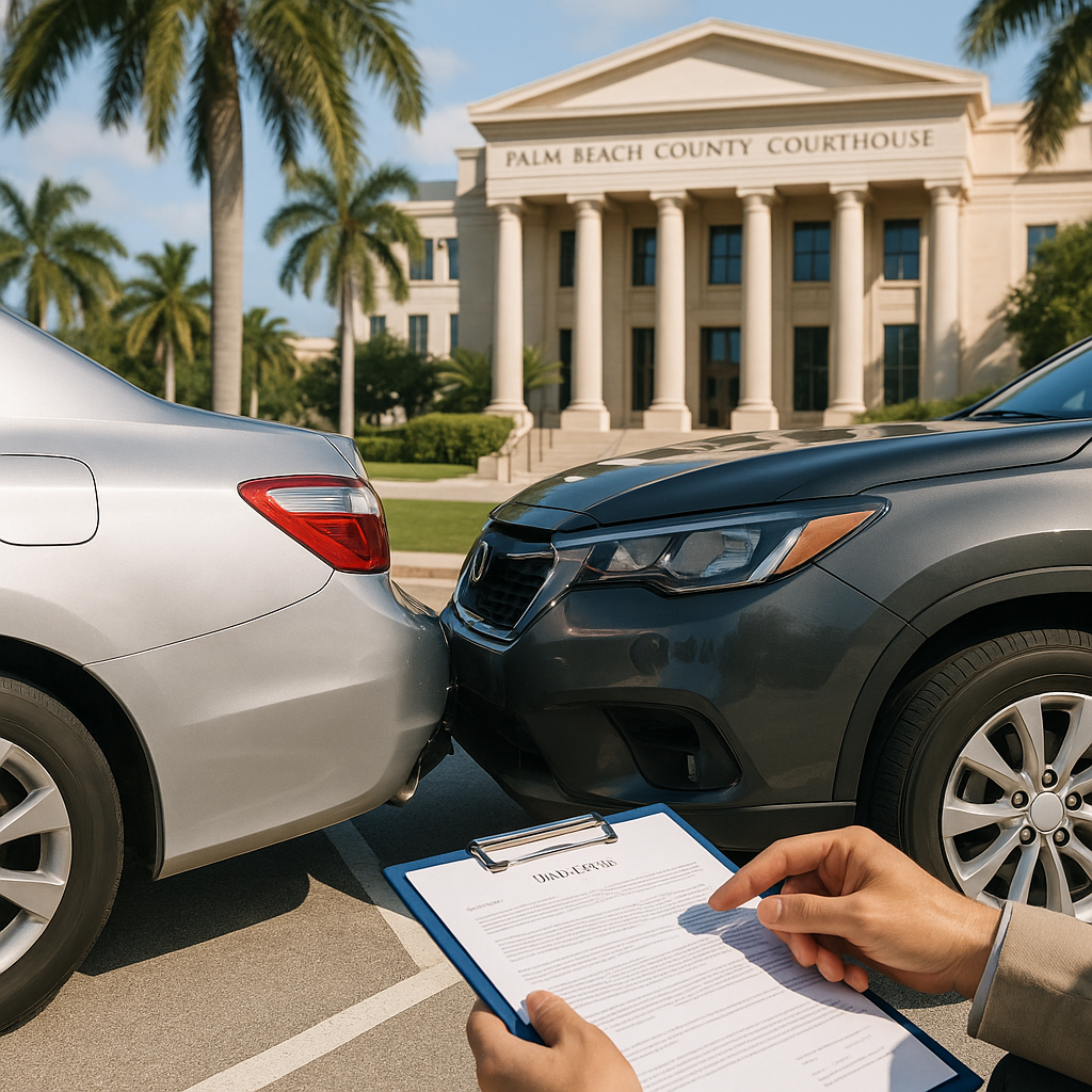Who’s Liable for a Parking Lot Crash in Royal Palm Beach?