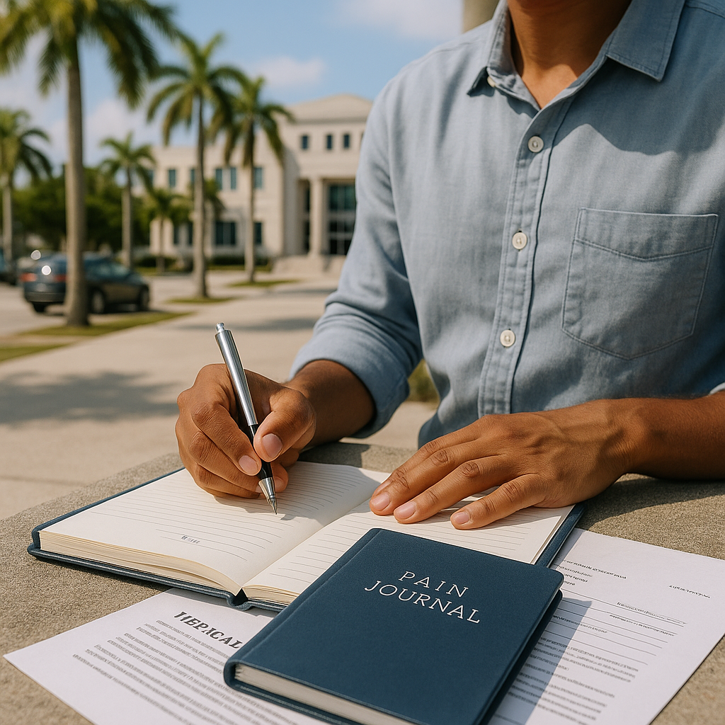 Medical Journals & Pain Diaries in a Kendall Injury Case