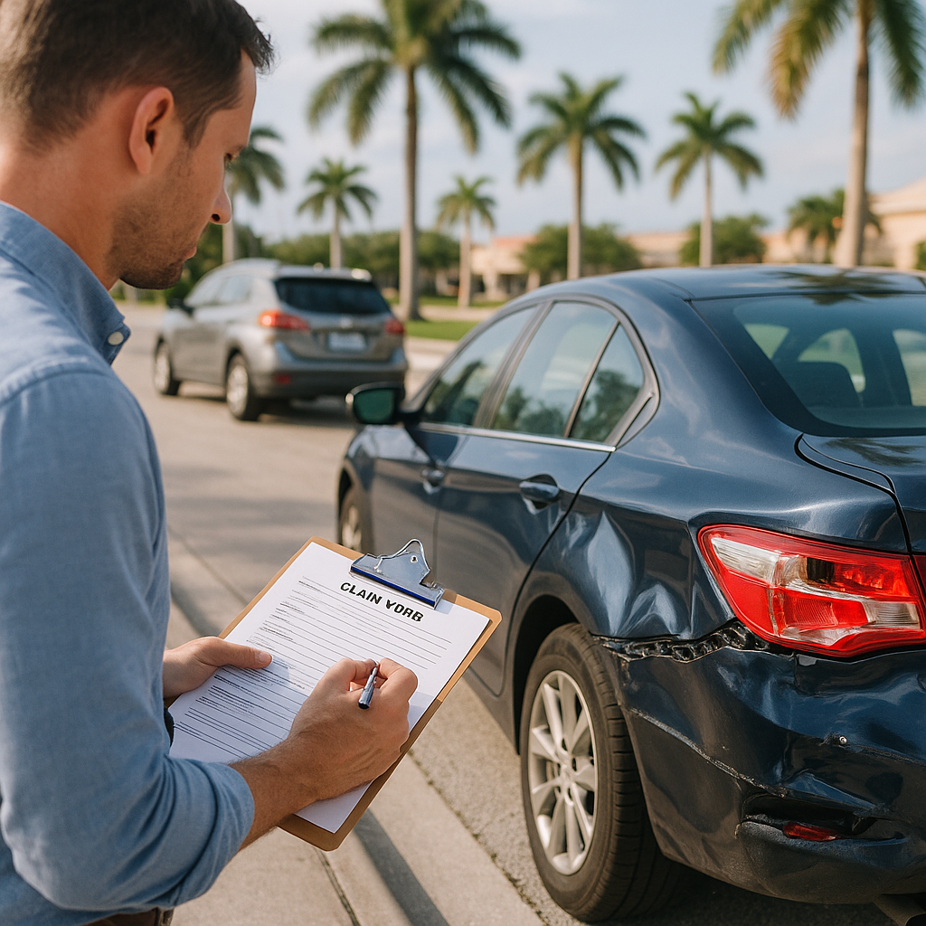 Preserving Vehicle Damage Evidence After a Palm Beach Gardens Crash