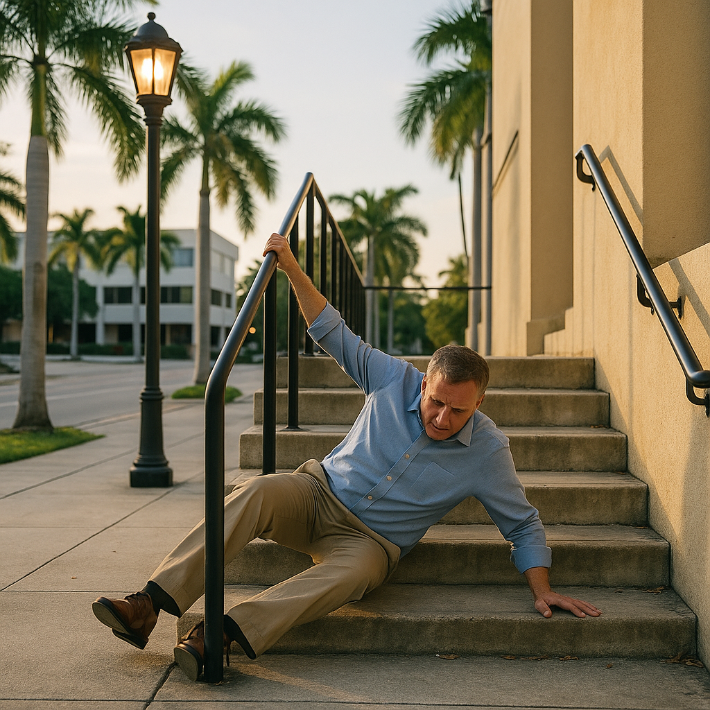 Can Poor Lighting Prove Negligence in a Plantation Stairwell Fall?