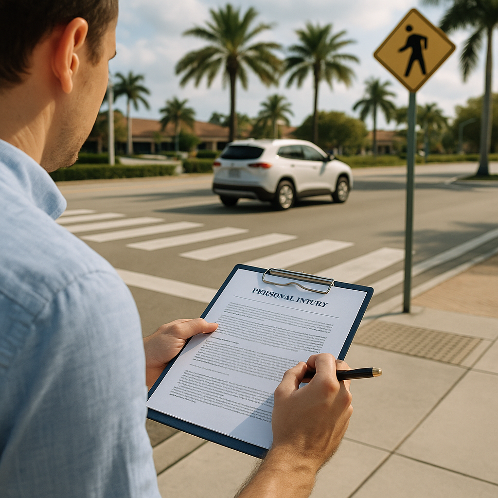 How to Prove Driver Negligence in a Pembroke Pine COs Crosswalk Injury