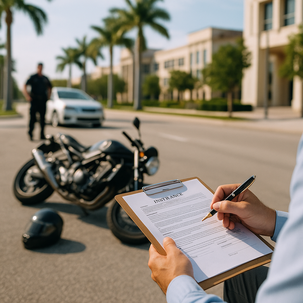 What Evidence Helps a Coconut Creek Motorcycle Injury Claim?