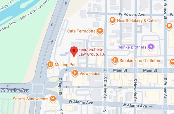 Fenstersheib Law Group Littleton Colorado office map