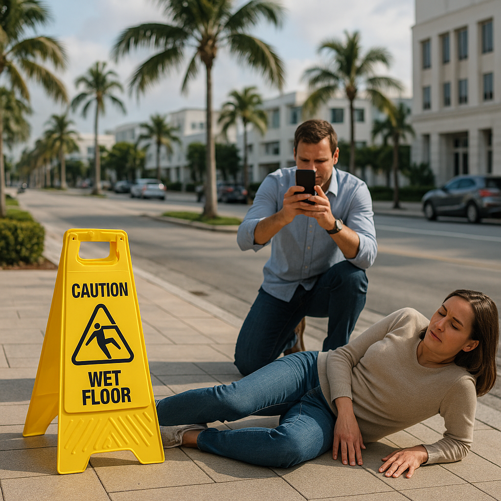 Best Photos to Take After a Bay Harbor Islands Slip-and-Fall