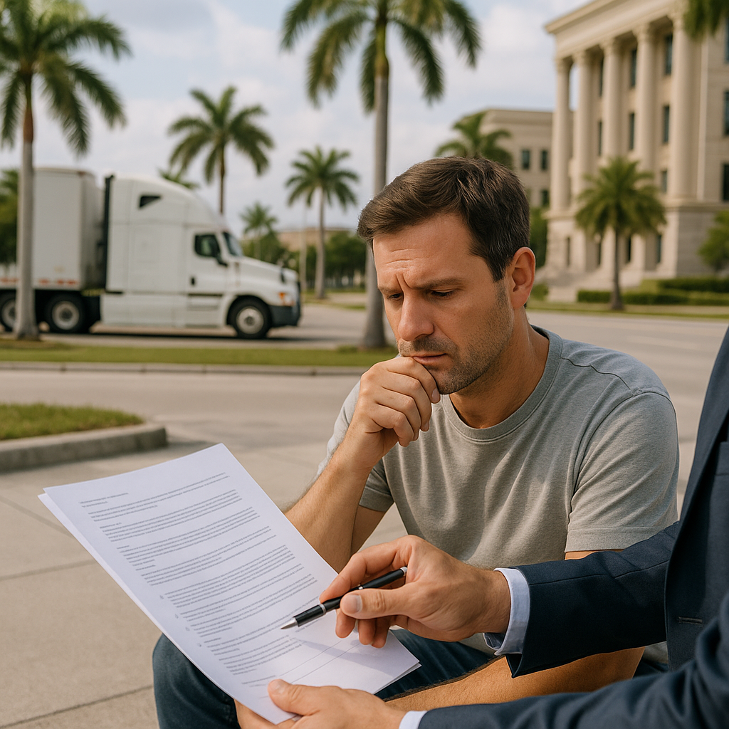 How Fast Should I Contact a Lawyer After a Boynton Beach Truck Accident?