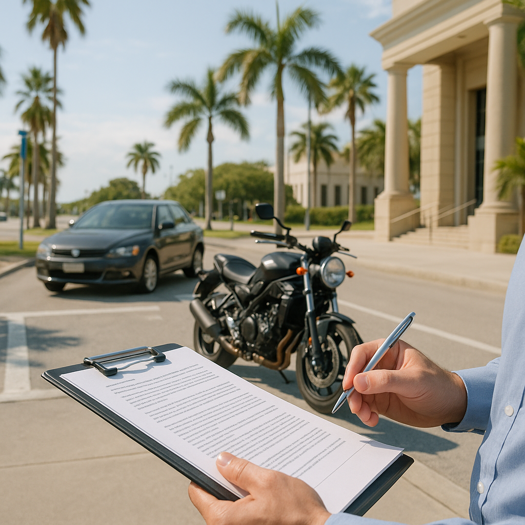 What Evidence Helps a Dania Beach Motorcycle Injury Claim?