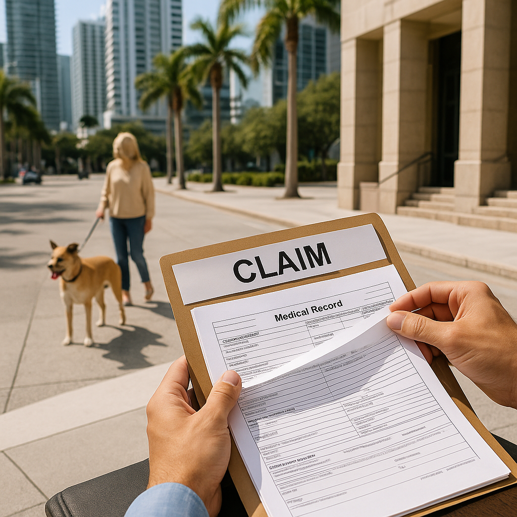 What Medical Records Help a Brickell Dog Attack Claim?