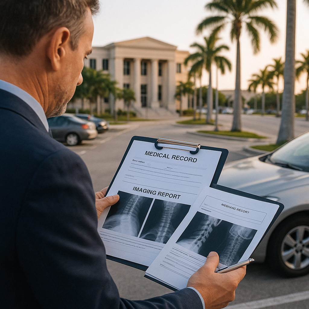 Which Specialists Help Document a Miramar Neck or Back Injury?