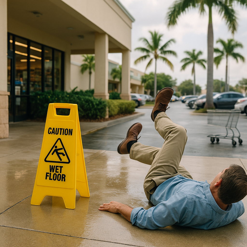 Who’s Liable for a Slip-and-Fall in a South Miami Grocery Store?