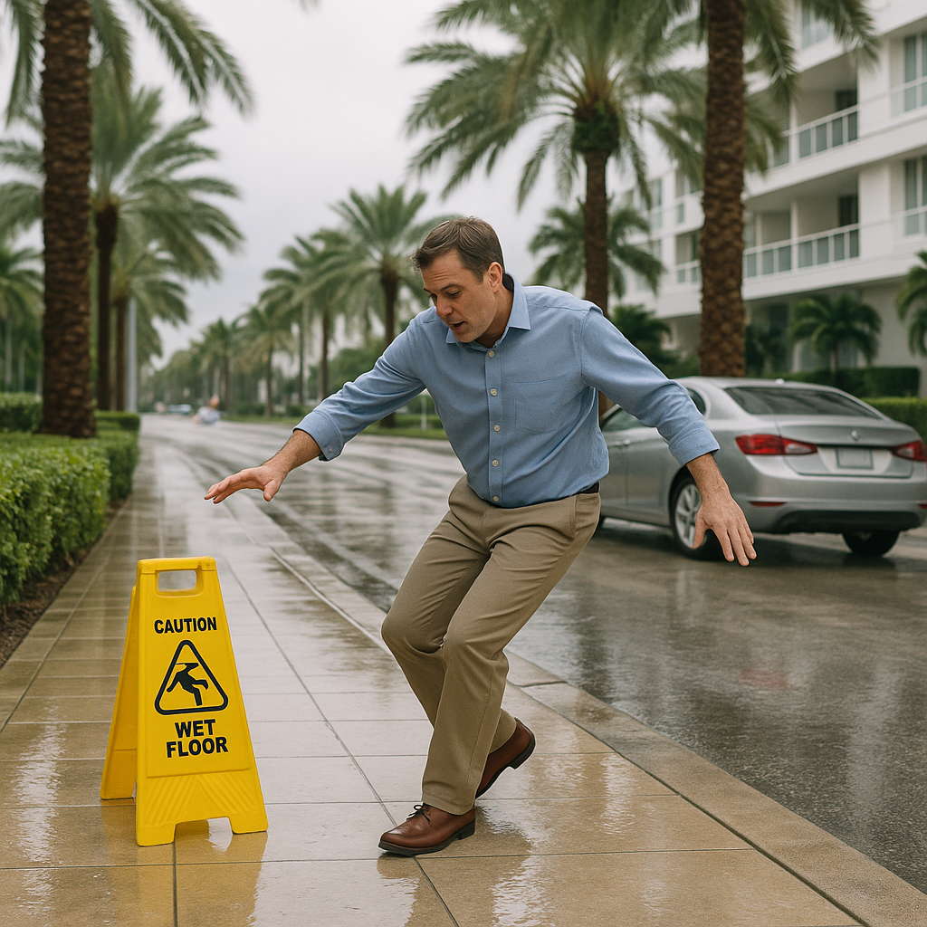 Can Weather Conditions Impact My Bal Harbour Slip-and-Fall Case?