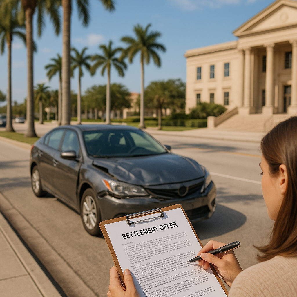 How to Handle a Lowball Offer After a Royal Palm Beach Crash