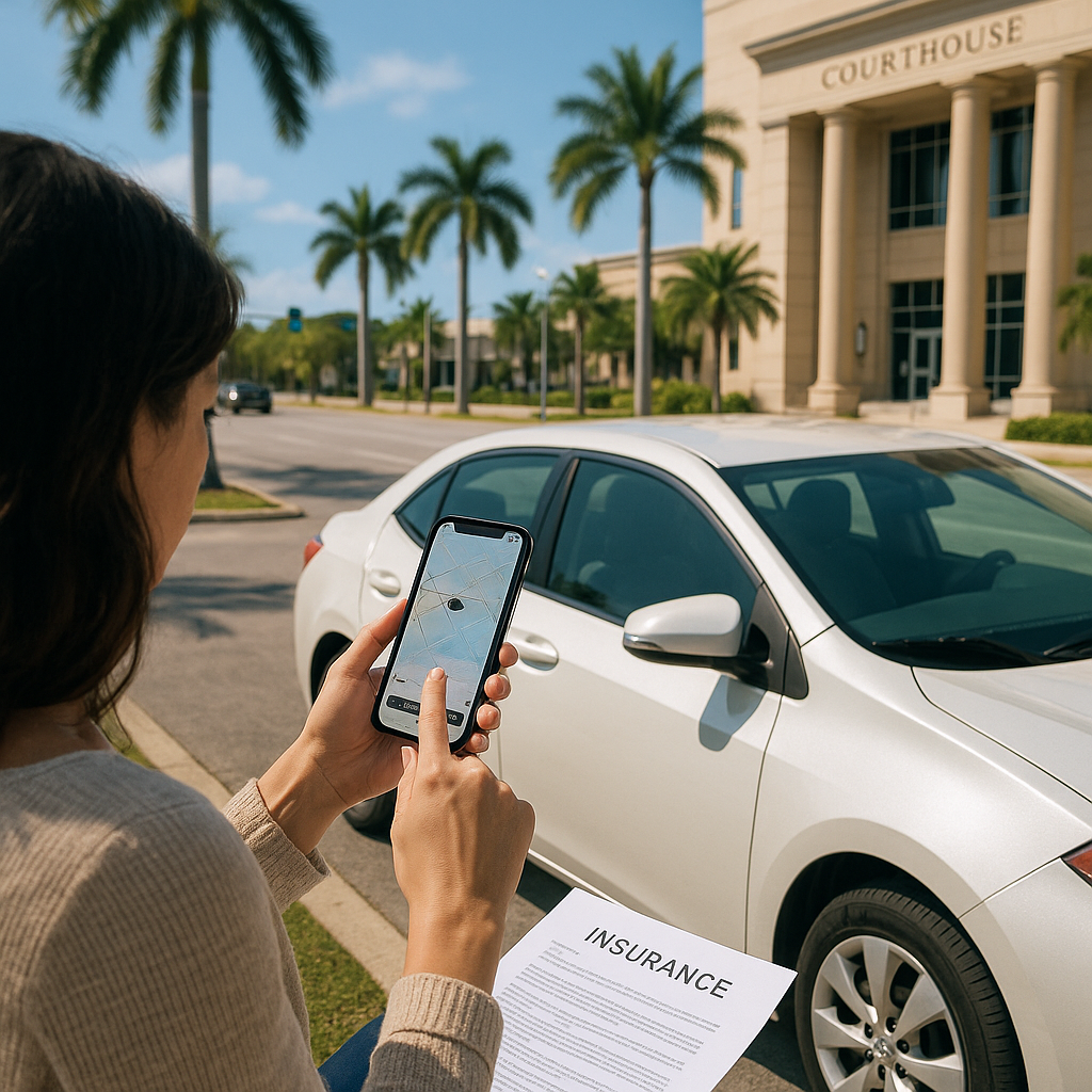 What Screenshots Help a Hallandale Beach Uber/Lyft Injury Claim?