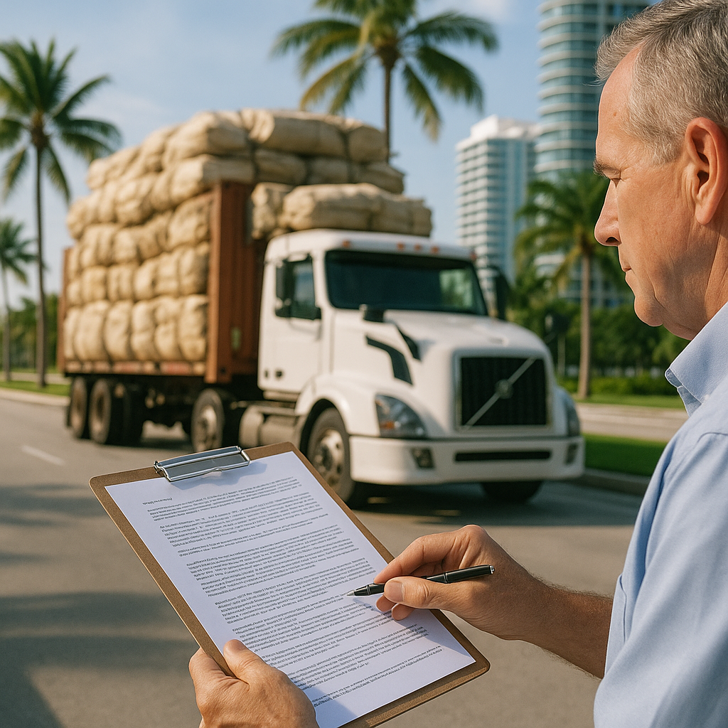 Can Overloaded Cargo Cause Liability in a Bal Harbour Truck Crash?