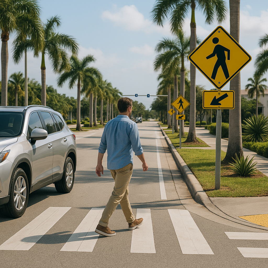 Do Crosswalk Rules Help My Coconut Creek Pedestrian Accident Claim?
