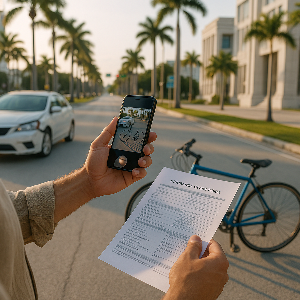 Which Photos Help a Cutler Bay Bicycle Crash Case?