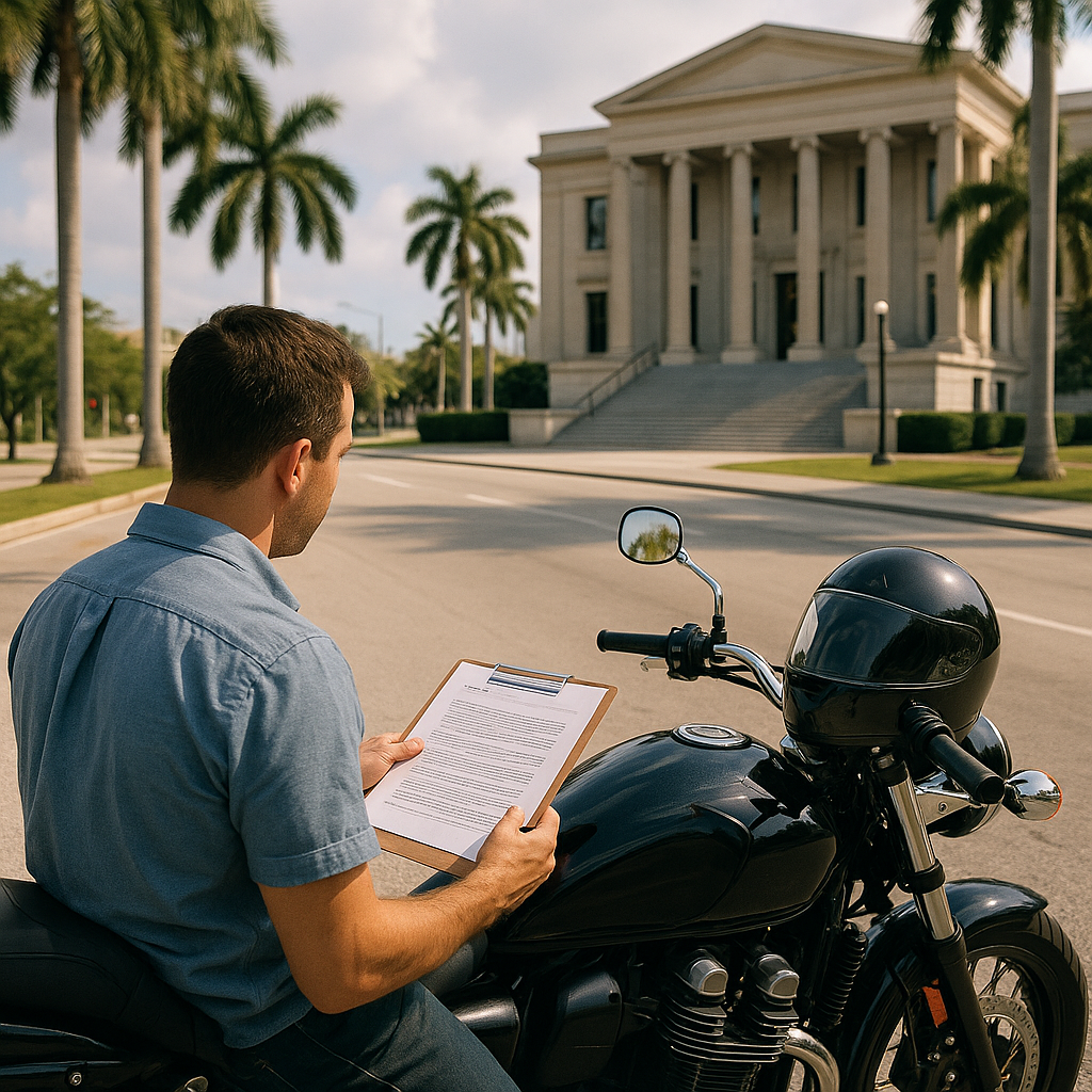 Do Helmet Laws Impact Compensation in a Miami Motorcycle Crash?