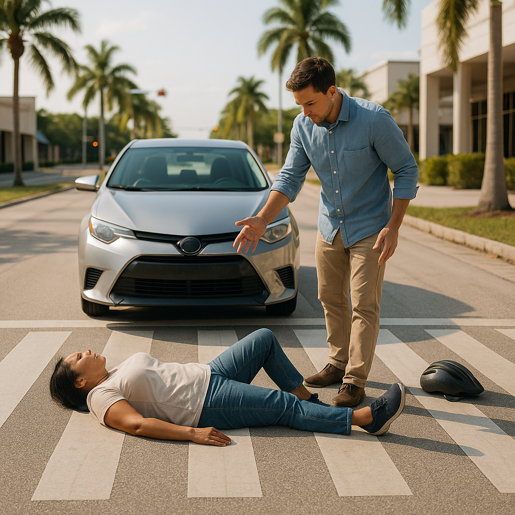 How to Prove Driver Negligence in a Kendall Crosswalk Injury