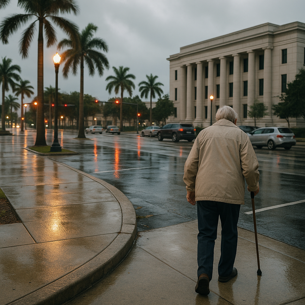 How Weather & Lighting Affect Fault in a West Palm Beach Fall
