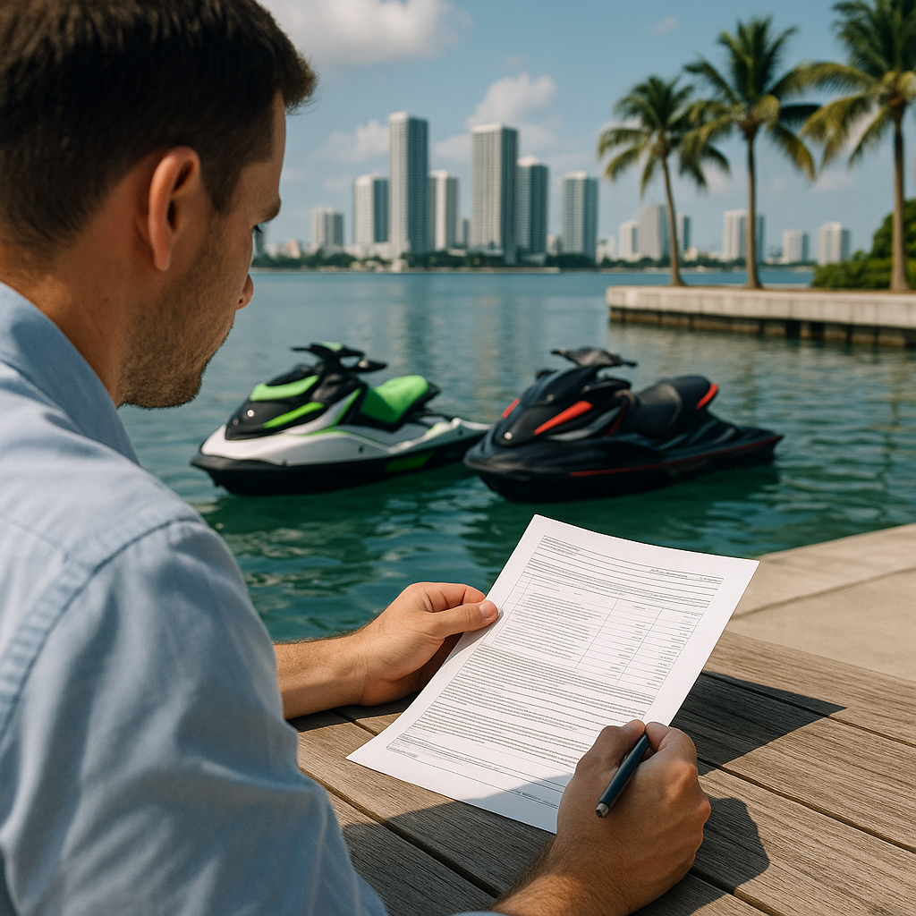 Who’s Liable for a Jet Ski Collision off South Miami?