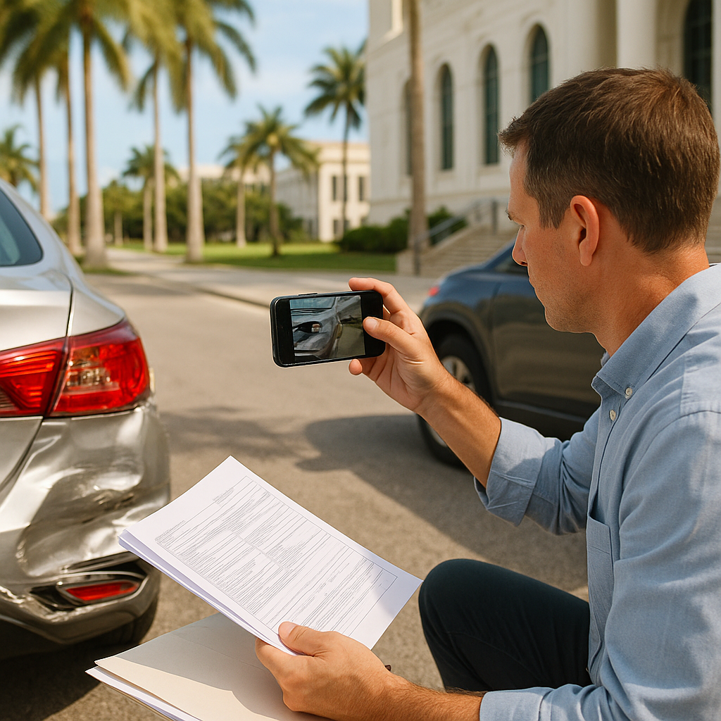 Preserving Vehicle Damage Evidence After a Hollywood Crash