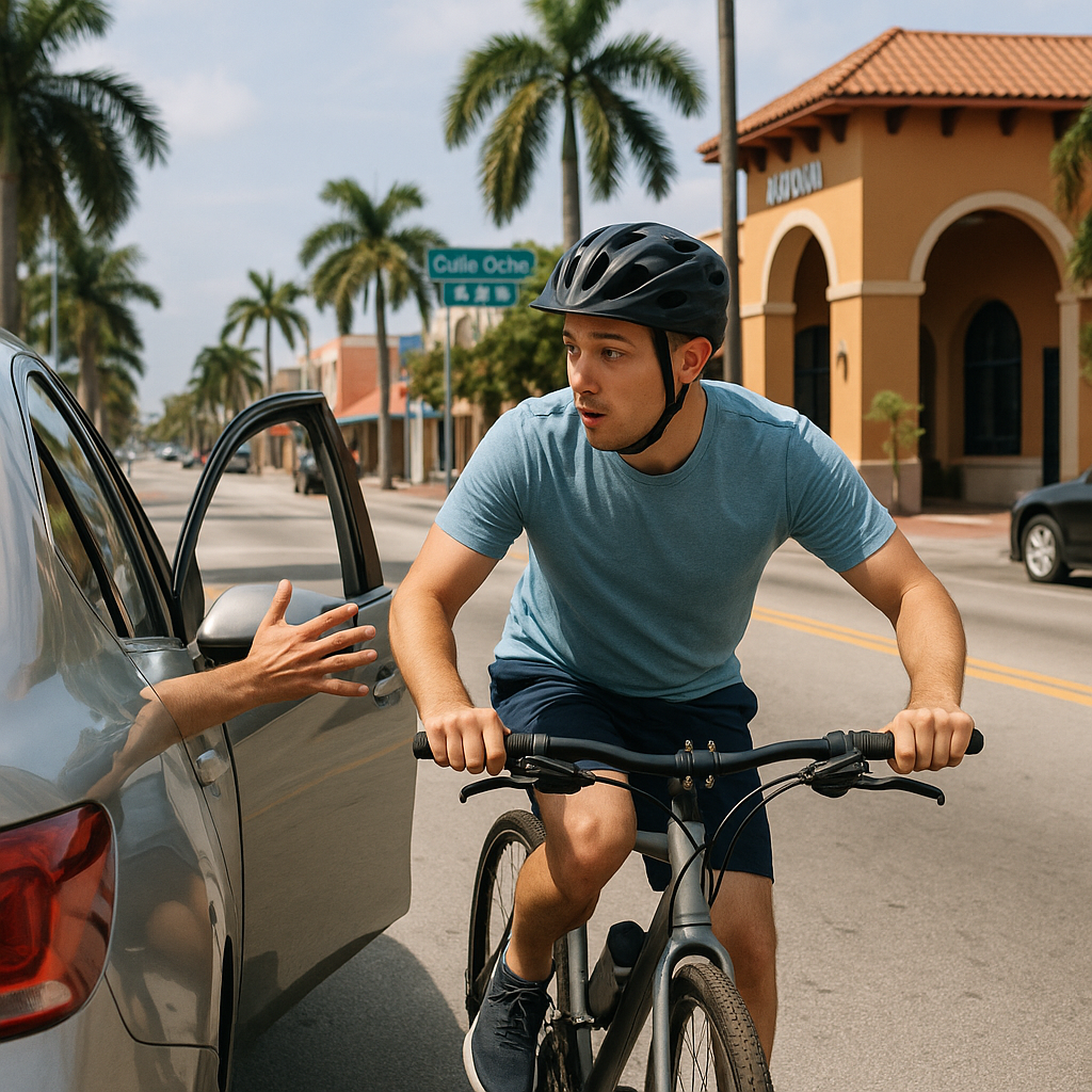 What If I Was Doored While Biking in Little Havana?